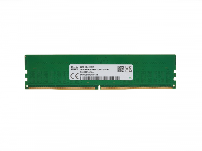 Оперативная память 16GB DDR5 ECC UDIMM SK Hynix 4800Mhz 1Rx8 [HMCG78AEBEA]